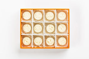 Lemon Meringue 12 Piece Gift Box Top View Open