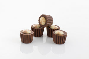 Stack of 5 Caramel Cream Truffles from Share Chocolates