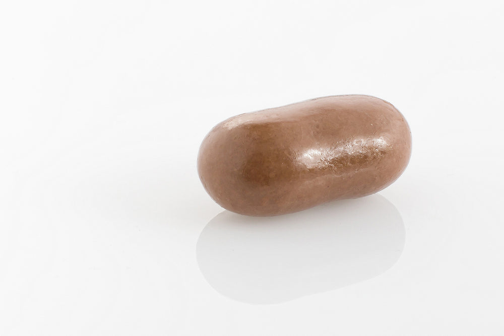 Single Jumbo Sized Milk Liquorice Bullet from Share Chocolates