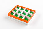 Peppermint Cream 12 Piece Gift Box Angled View Open