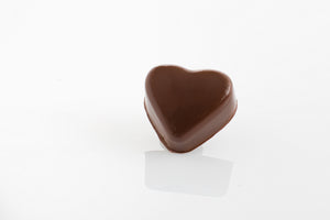 Peppermint Cream Heart - Smooth peppermint cream centre encased in a rich dark chocolate heart