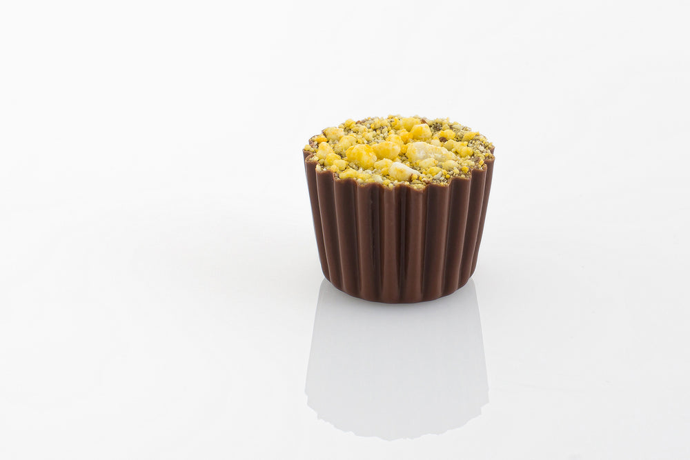 Pineapple Truffle - Tropical pineapple cream filling encased in creamy milk couverture chocolate