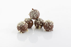 Stack of 5 Vanilla Ganache Truffles from Share Chocolates